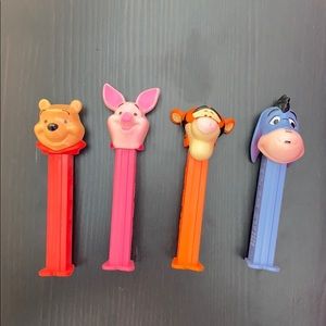 Pez Dispensers. Lot of 4